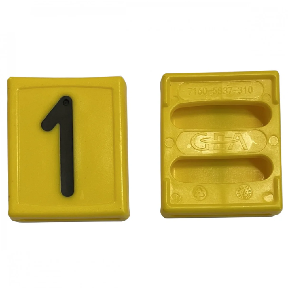GEA marķēšanas numurs "1"