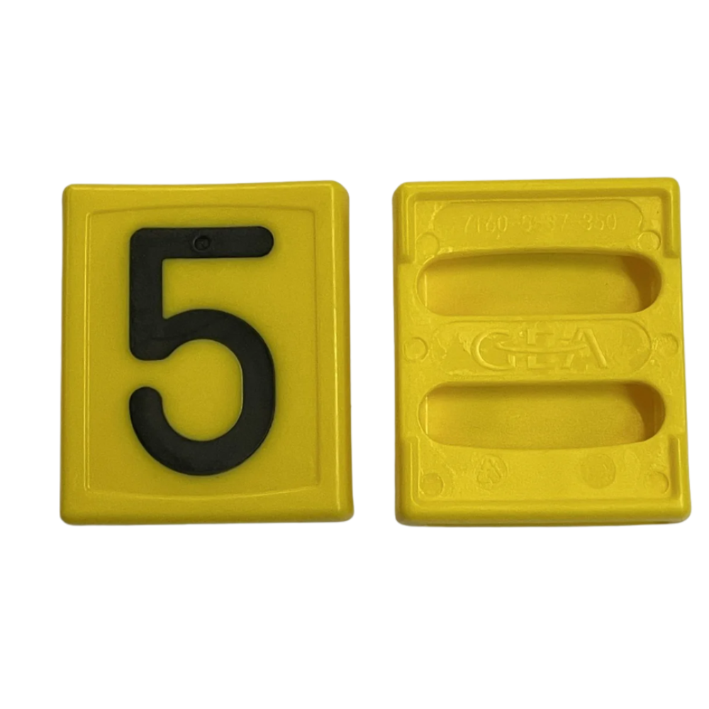 GEA marķēšanas numurs "5"