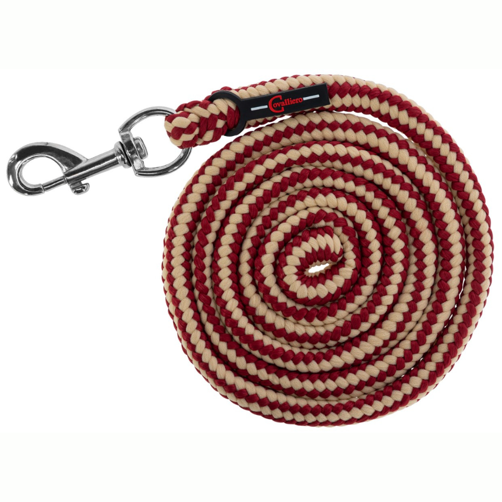 Pavada ar karabīni Hippo, 2 m, bordo - bēša