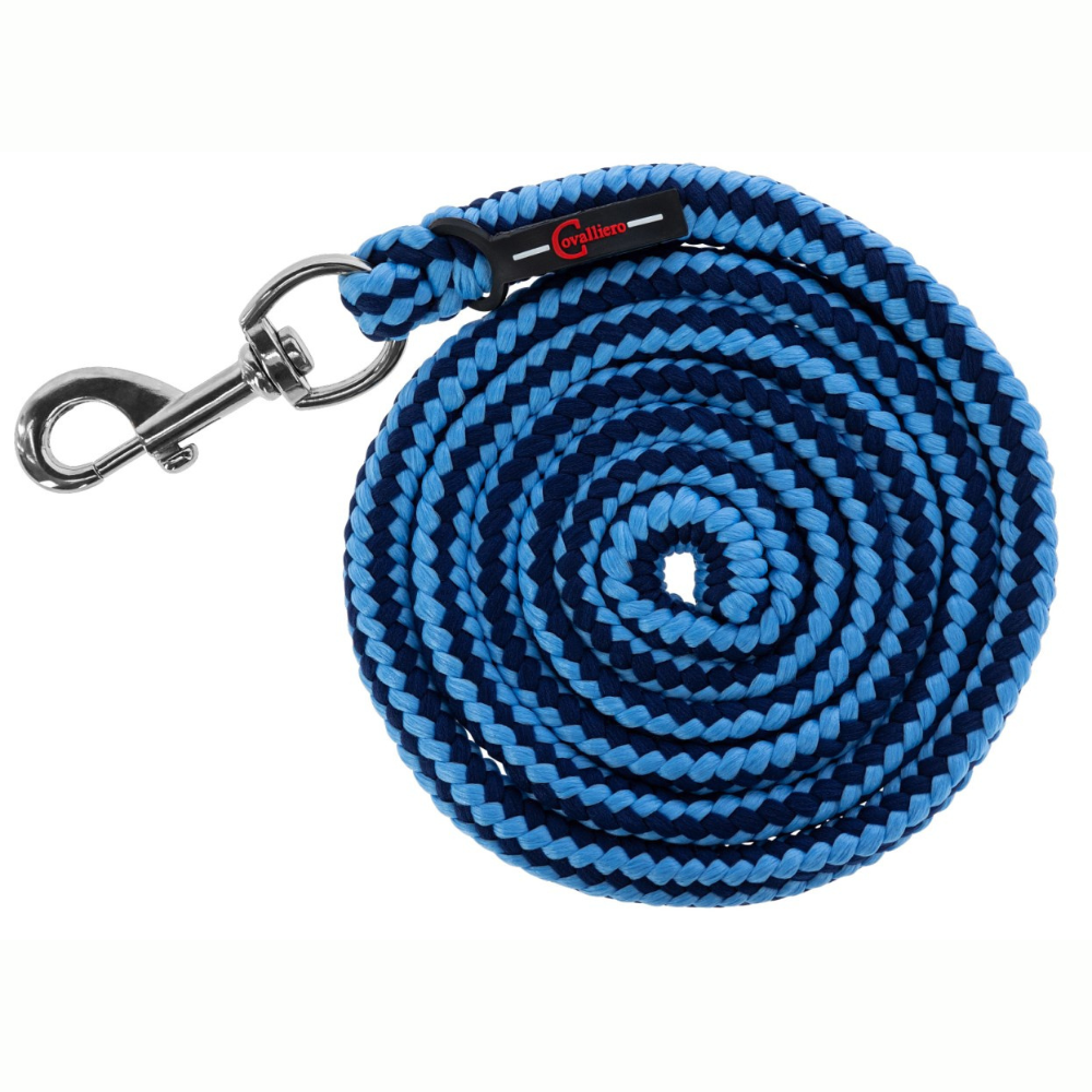 Pavada ar karabīni Hippo, 2 m, gaiši zila - tumši zila