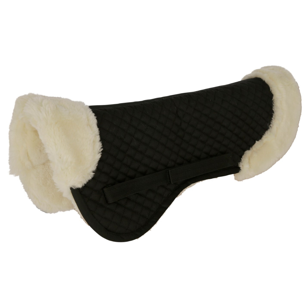 Seglu spilvens ar mākslīgo kažokādu, melns